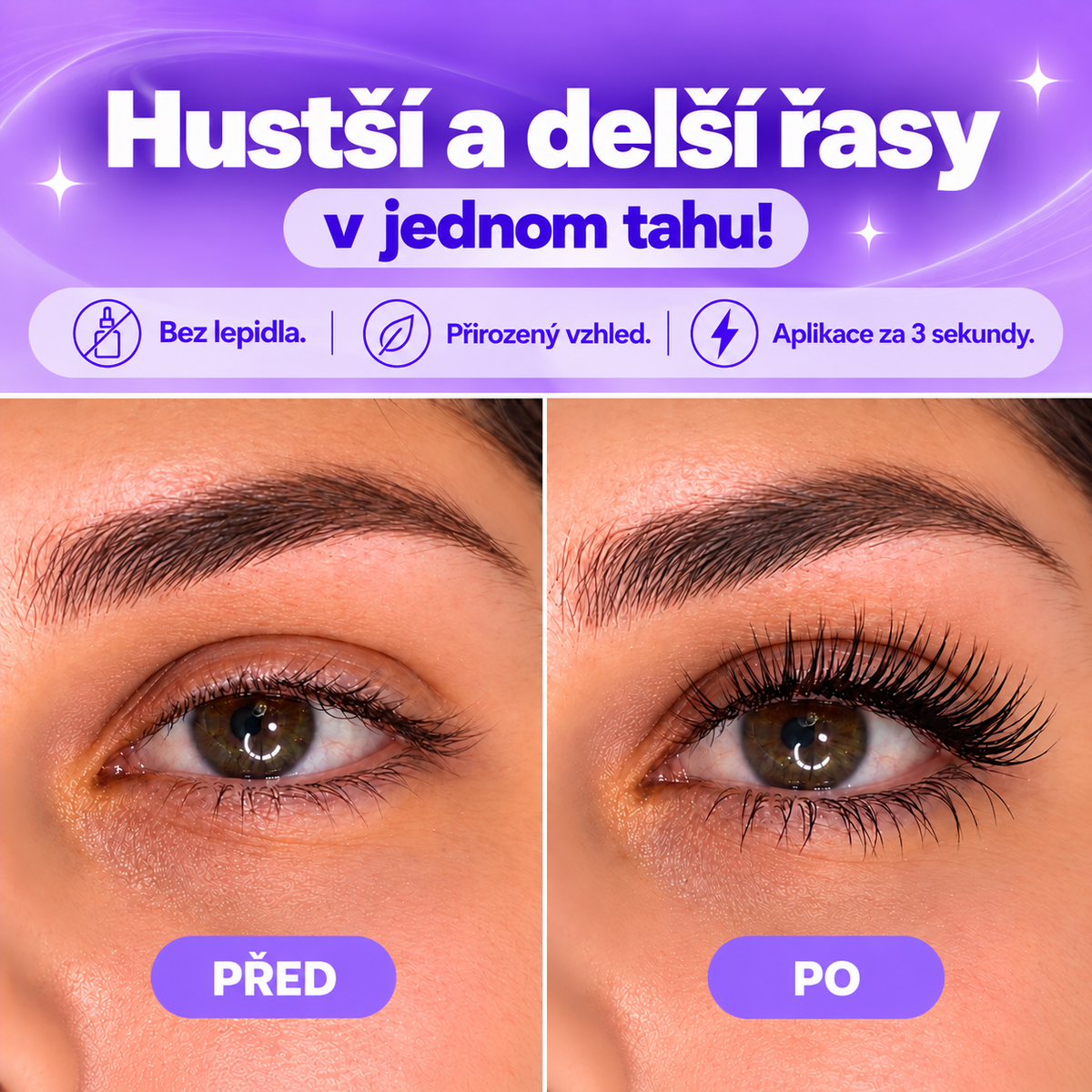 Eloura | Magnetické Řasy Bez Lepidla